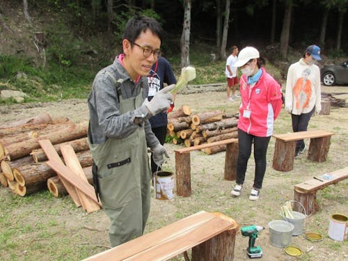 市川ハウスで都市部の方たちとの交流活動