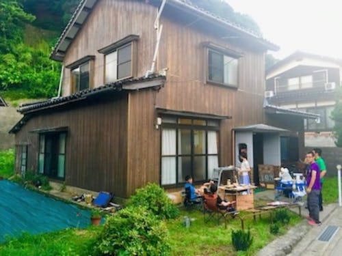 庭でBBQもできる