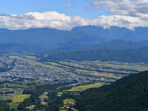 二つのアルプスに囲まれた伊那谷
