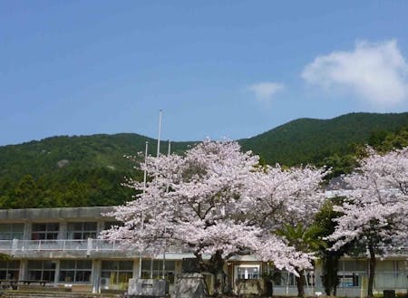 平成の終わりとともに廃校となった小学校。この春始動予定です！