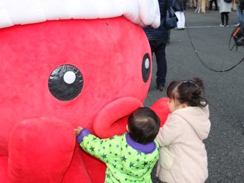 イベント会場で子どもたちに大人気!