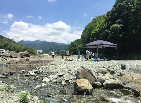 実は川が多い松田町！BBQやスポーツを楽しまれる方が多いです