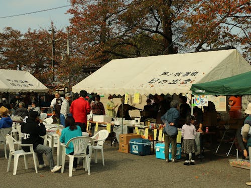 大戸地区のマルシェ