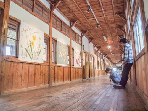 西会津国際芸術村(木造校舎をリノベーション)
