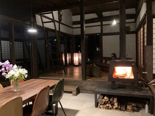 今回ゲストが運営する一棟貸し古民家宿「燕と土と」