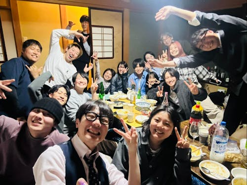 若者たちとの交流会にも積極的に参加します!