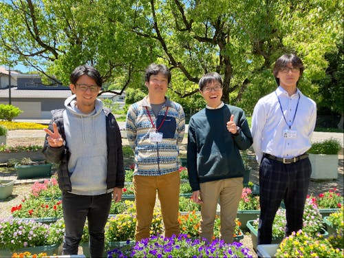 愉快な4人の仲間たち♪