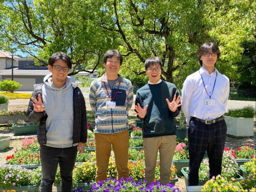 愉快な4人の仲間たち♪