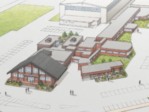 道の駅「275つきがた」完成予想図