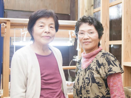 (左)山中早苗さん (右)椎葉ヒロ子さん