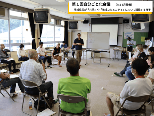 地域課題を「自分ごと」の課題として意識し、「共助」のあり方について考えます！