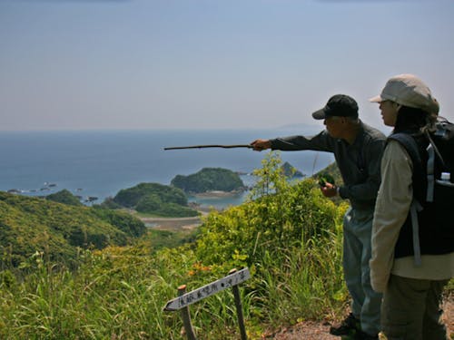 『しま山100選』の遠見山(とんばやま)でトレッキング