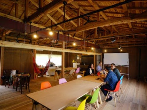 釜石大観音仲見世の空き店舗は事務所兼シェアオフィスとして生まれ変わりました