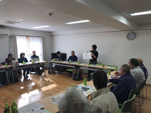 町内会で空き家バンクの説明を行ったり