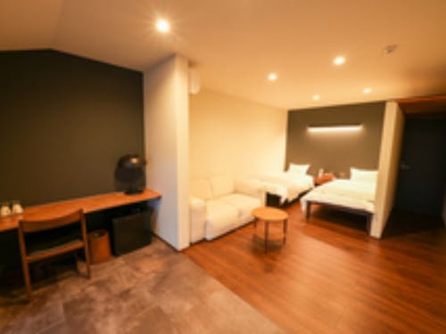 洗練された空間のゲストルーム