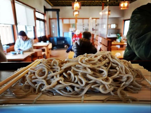 作りたてのそばをご賞味ください