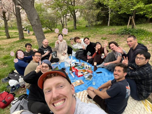 大阪・京都合同でイベント開催!写真はお花見イベント🌸