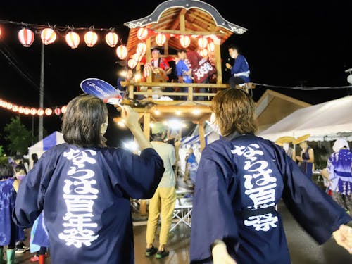 プロジェクト中に開催される夏祭りの様子