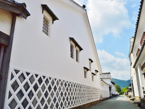 「古地図がそのまま使えるまち」と言われるほど、昔ながらの風景をのこす町並み。