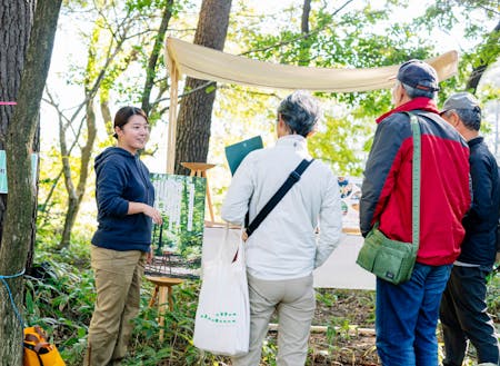 イベントでは森の魅力を伝える