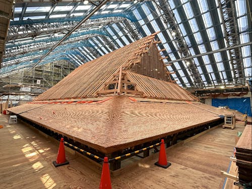 修理工事の様子をSNSで発信中!(写真は大安禅寺)