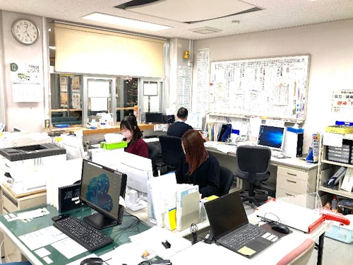 事務所の中の様子