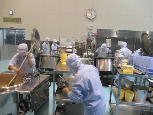 学校給食を支える調理場