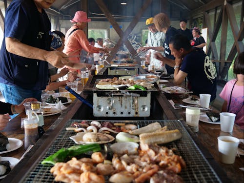 昨年実施した移住者交流会BBQの様子です!