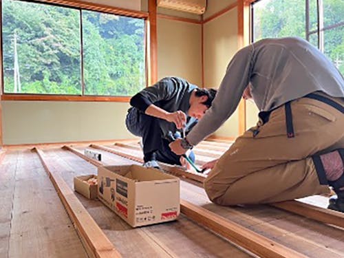 事務所やシェアハウスのDIYも行っています