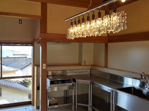 業務用キッチン完備→山海の幸でレシピ開発なんてどうですか?