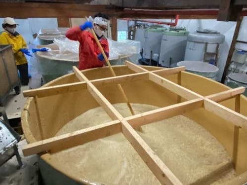 「五輪峠」の仕込み