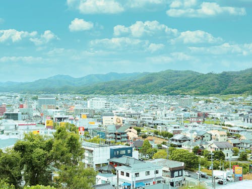 市街地は商業施設や病院などが揃っています