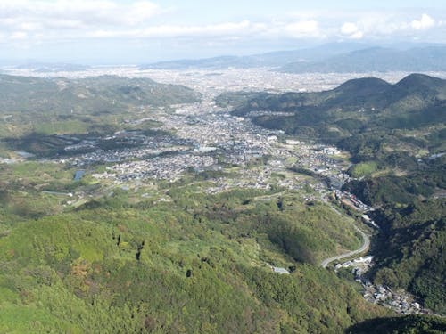砥部町北部の全景