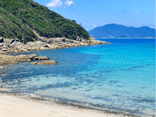 きれいな海が自慢の島です♪