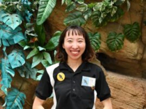 中川 優さん(アドベンチャーワールドでアシカやアザラシ担当)