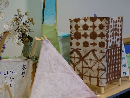 皆さんが作ったランプシェード