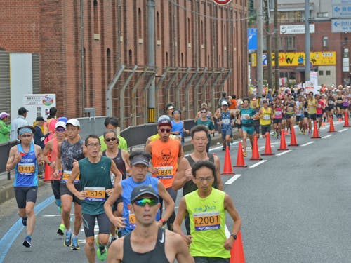 赤れんが倉庫横を走れるコース!