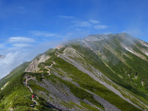 白馬村の夏登山
