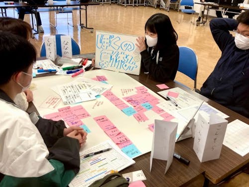 町をテーマにしたワークショップも開催しました