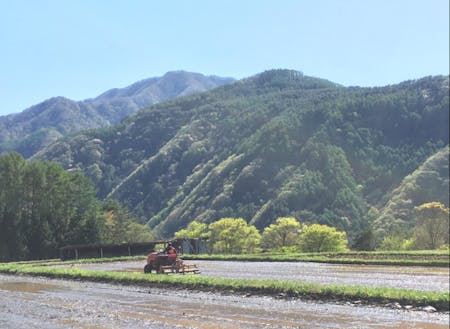 美しい風景の中で営む農業