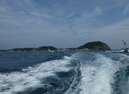 小川島の全景