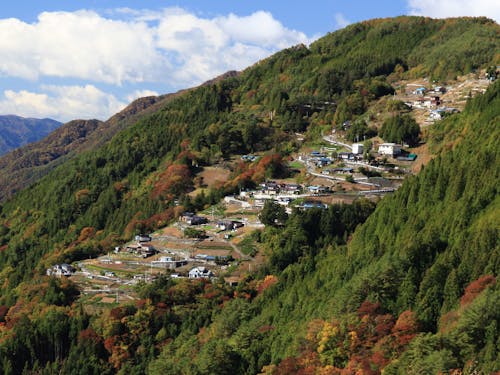 初秋の下栗の里