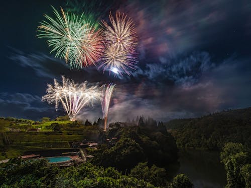 のじりこぴあから打ち上げられる花火