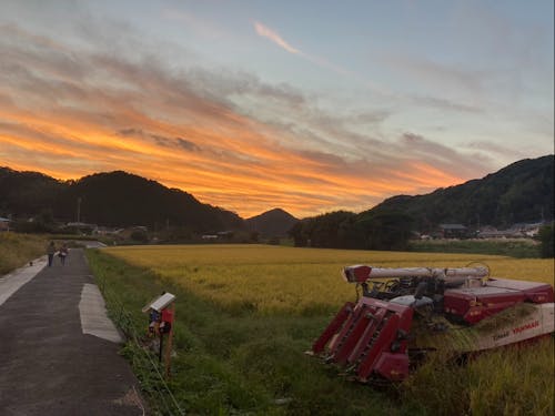 仕事終わりの風景、毎日絶景に感動しますヨ!!