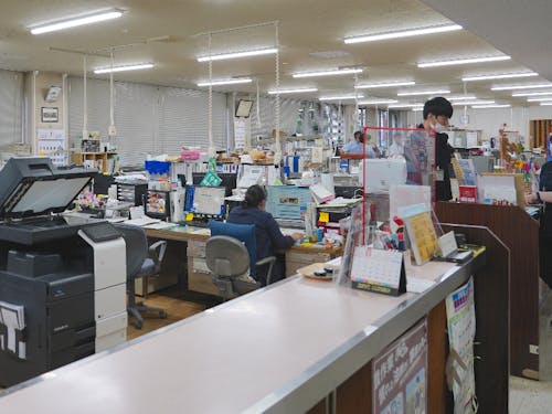 勤務場所となる役場産業振興課