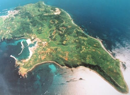 島全体が牛の形をした島