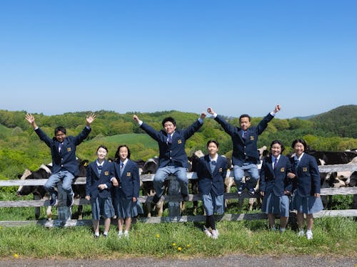 葛巻の自然、人とのつながりの中で留学生たちは成長していきます。