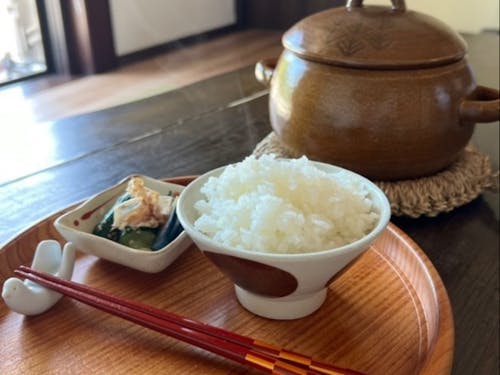 お米ひと粒ひと粒が立っていて、もっちり甘い