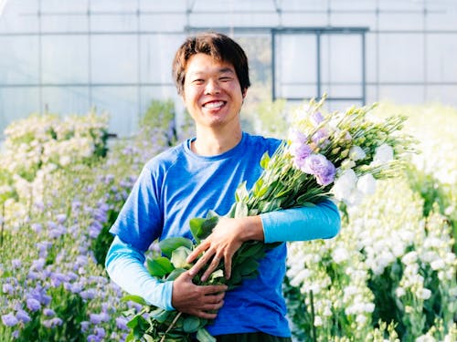 トルコギキョウ農家さん