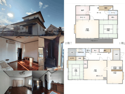 広い部屋が複数あるため、間取り以上に広々とした空間に感じる。